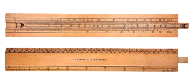 image of Slide Rule in a Drawing Scale
